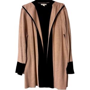 Dana Buchman Women's Tan w Black Accents Cardigan sz M